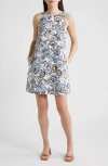Cece Floral A-line Minidress In Multi