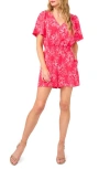 Cece Floral Embroidered Smocked Waist Romper