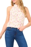 Cece Floral Halter Neck Top In Multi