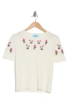 Cece Crew Neck Sweater In New Ivory