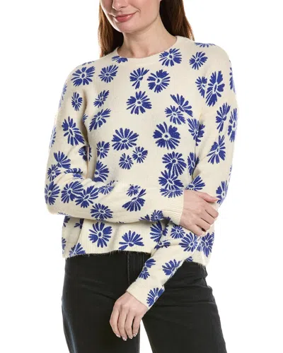 Cece Flower Print Sweater In Pattern