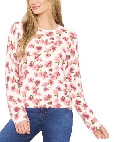 CECE CECE FLOWER PRINTED PULLOVER