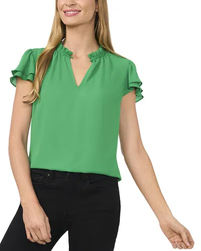 Cece Flutter Sleeve Blouse