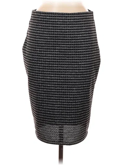 Pre-owned Cece Formal Skirt In Gray