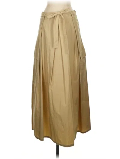 Pre-owned Cece Formal Skirt In Tan
