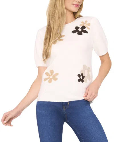 CECE CECE GROOVY FLOWER PULLOVER