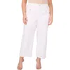 Cece High Waist Flare Leg Jeans In White