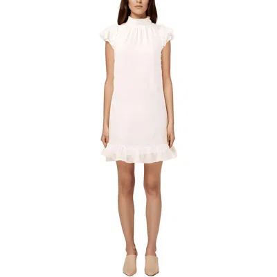 Cece Ipanema Stroll Womens Ruffled Manmade Mini Dress In Neutral
