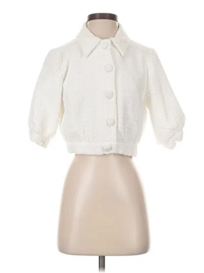 Pre-owned Cece Jacket In Ivory