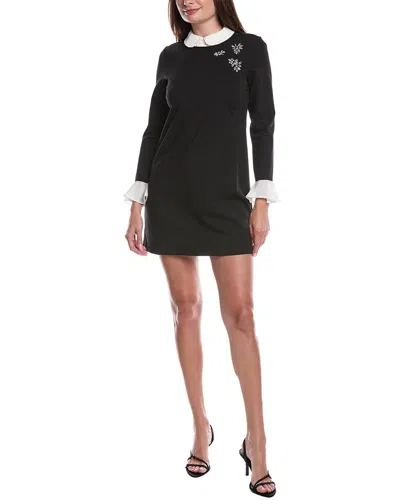 Cece Jewel Shift Dress In Black