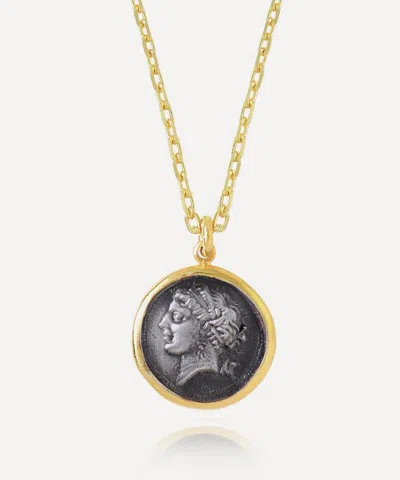 Cece Jewellery 22ct Gold Vermeil The Campania Coin Necklace