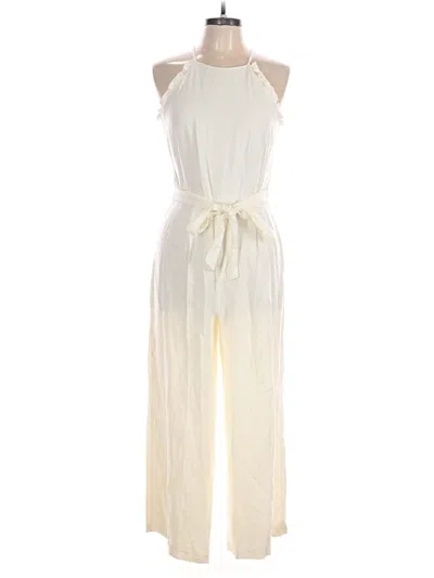 Pre-owned Cece Jumpsuit In Ivory