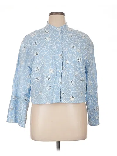 Pre-owned Cece Kimono In Blue