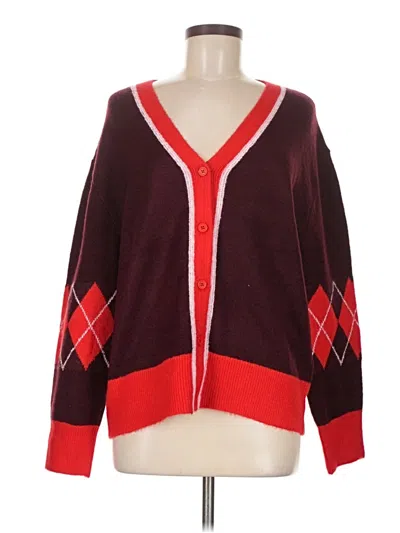 Pre-owned Cece Kimono In Red