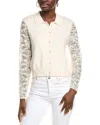 Cece Lace-sleeve Cardigan