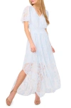 Cece Lace Smocked Waist Maxi Dress