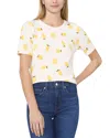 Cece Lemon Printed Top