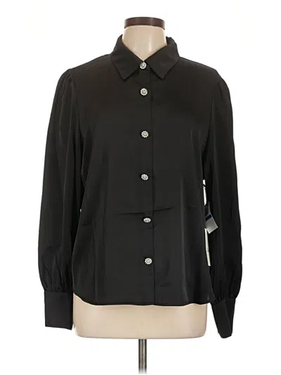 Cece Long Sleeve Blouse In Black