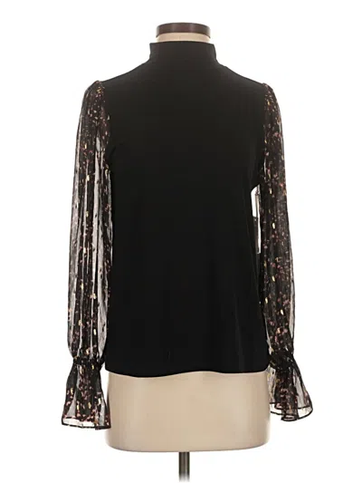 Cece Long Sleeve Blouse In Black