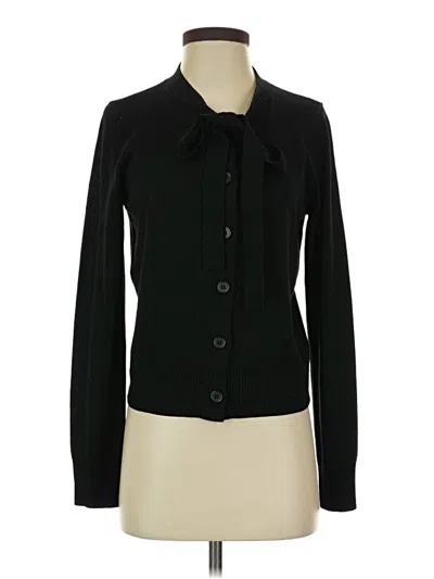 Pre-owned Cece Long Sleeve Blouse In Black
