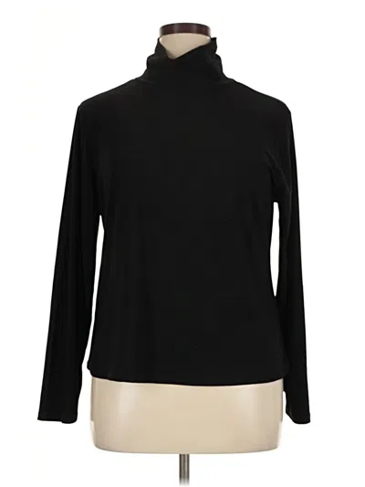Pre-owned Cece Long Sleeve Turtleneck In Black