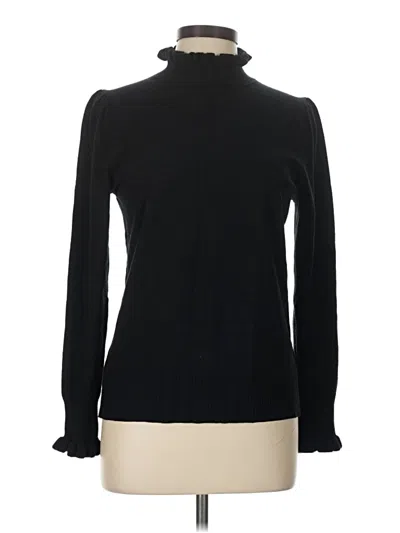 Pre-owned Cece Long Sleeve Turtleneck In Black