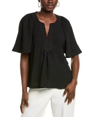 Cece Loose Top In Black