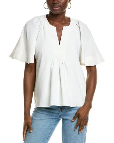 Cece Loose Top In White