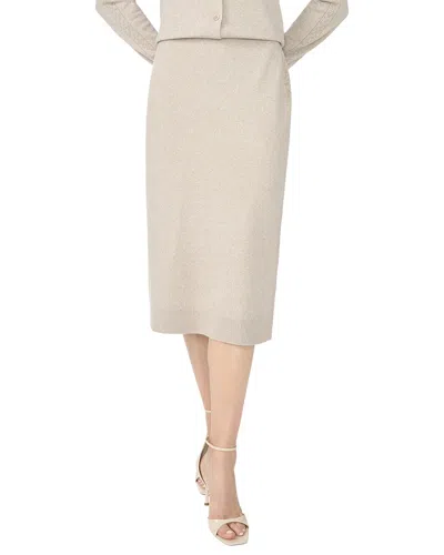 Cece Midi Skirt In Brown