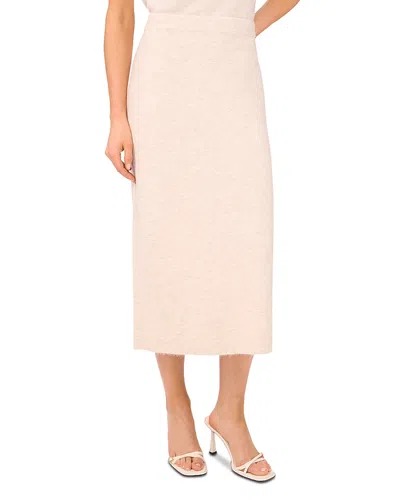 Cece Midi Sweater Skirt In Malted