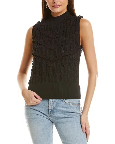Cece Mock Neck Sweater Tank