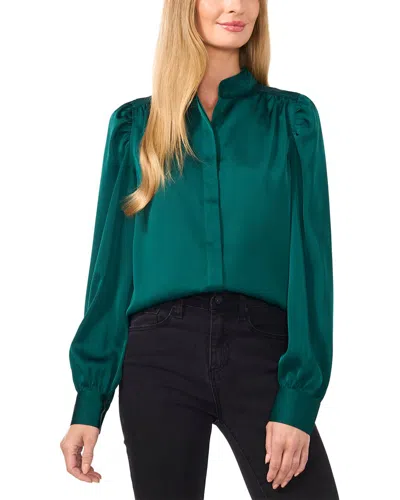 CECE OPEN COLLAR BLOUSE