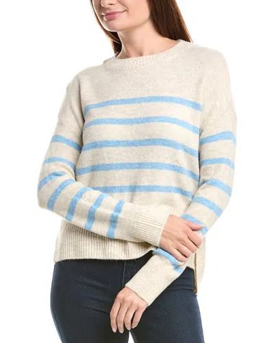 CECE PLACEMENT STRIPE PULLOVER SWEATER
