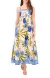 Cece Print Sleeveless Maxi Dress In Multi