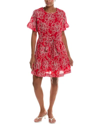 Cece Printed Mini Dress In Pink