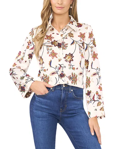 Cece Printed Shirt In Neutral