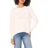 Cece Prosecco Please Cotton Sweater In Pink