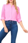 Cece Puff Sleeve Button-up Shirt