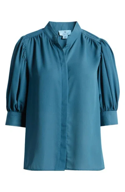 Cece Puff Sleeve Button-up Shirt