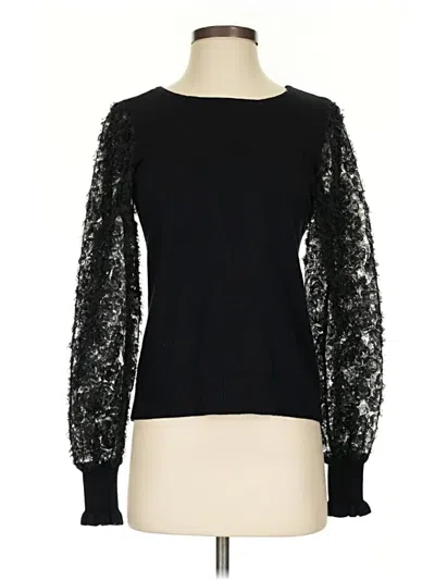 Pre-owned Cece Pullover Sweater In Black