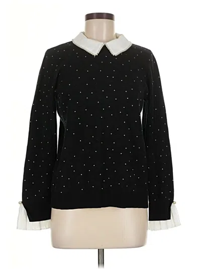 Pre-owned Cece Pullover Sweater In Black