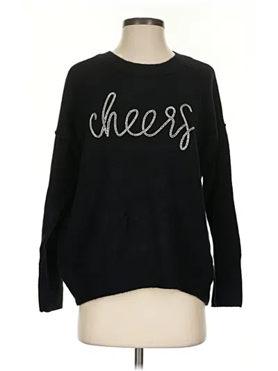 Pre-owned Cece Pullover Sweater In Black