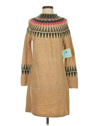 Cece Pullover Sweater In Brown