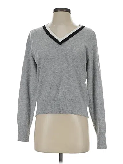 Pre-owned Cece Pullover Sweater In Gray