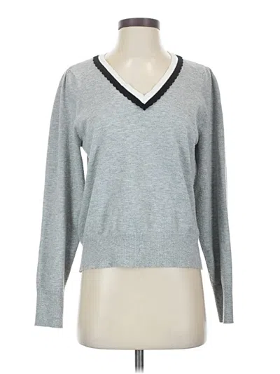 Pre-owned Cece Pullover Sweater In Gray