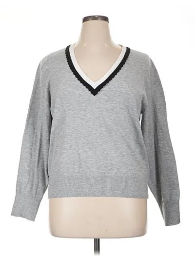Pre-owned Cece Pullover Sweater In Gray