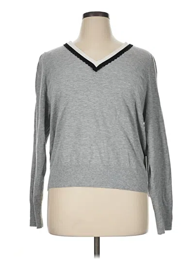 Pre-owned Cece Pullover Sweater In Gray