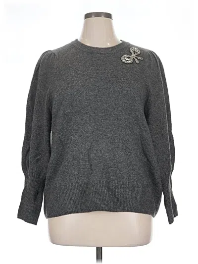 Pre-owned Cece Pullover Sweater In Gray