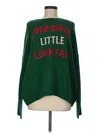 Cece Pullover Sweater In Green