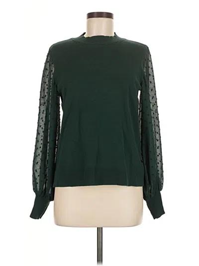 Pre-owned Cece Pullover Sweater In Green